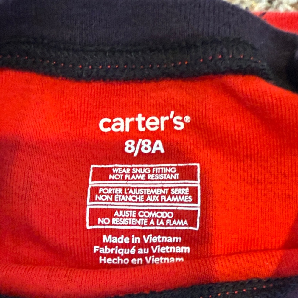 Carter's Red and Green Plaid Kids Pajama Bundle - Picture 2 of 2